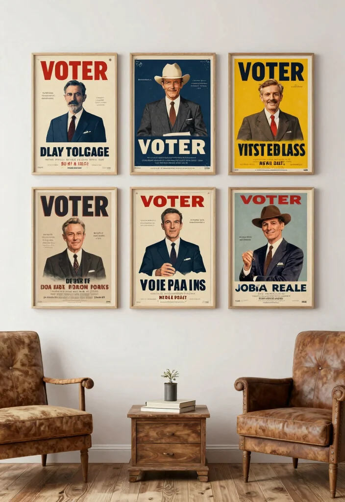 16 Voters Poster Ideas That Stand Out Boldly - 10. Vintage Styles 1