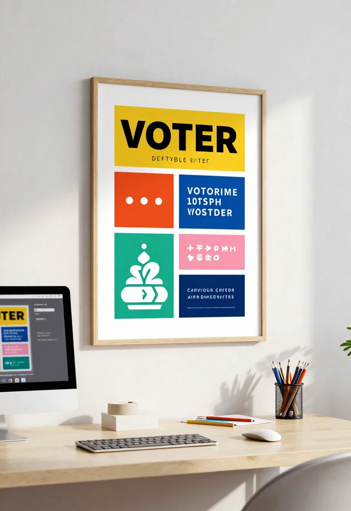 16 Voters Poster Ideas That Stand Out Boldly - 4. Digital Downloads 1