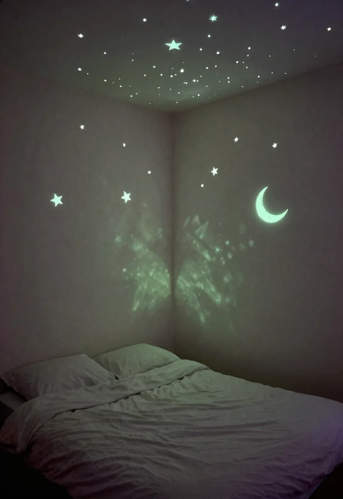 16 Wall Decor Kids Room Ideas Full of Fun - 10. Glow-in-the-Dark Decor 1