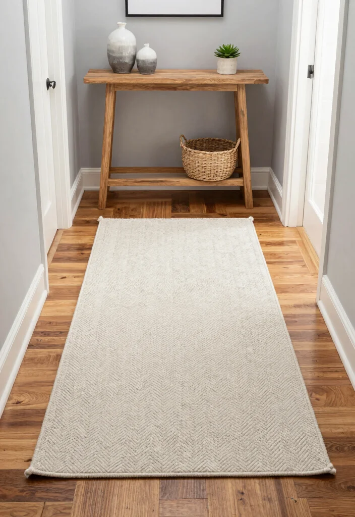 17 Entryway Runner Rug Ideas That Make a Great First Impression 4 17 Entryway Runner Rug Ideas That Make a Great First Impression - 4. Organic Wool Runner 1