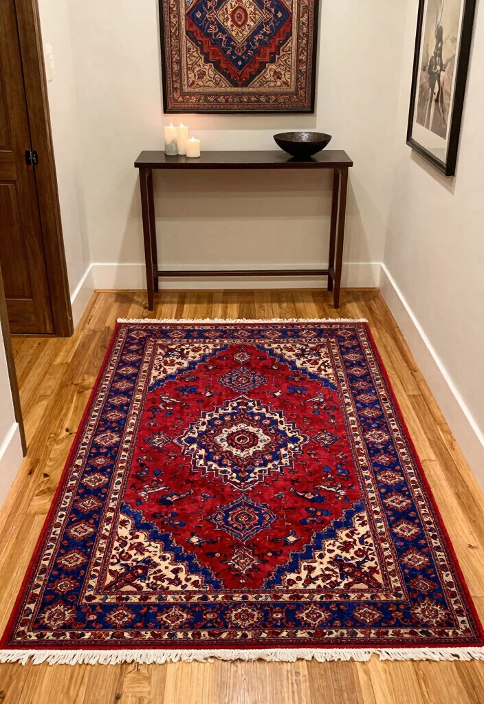 17 Entryway Runner Rug Ideas That Make a Great First Impression 17 17 Entryway Runner Rug Ideas That Make a Great First Impression - 7. Vintage Persian Runner 1