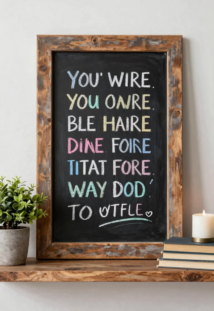 17 Farmhouse Shelf Decor Living Room Ideas That Feel Cozy 63 17 Farmhouse Shelf Decor Living Room Ideas That Feel Cozy - 13. Chalkboard as Decor and Function 1