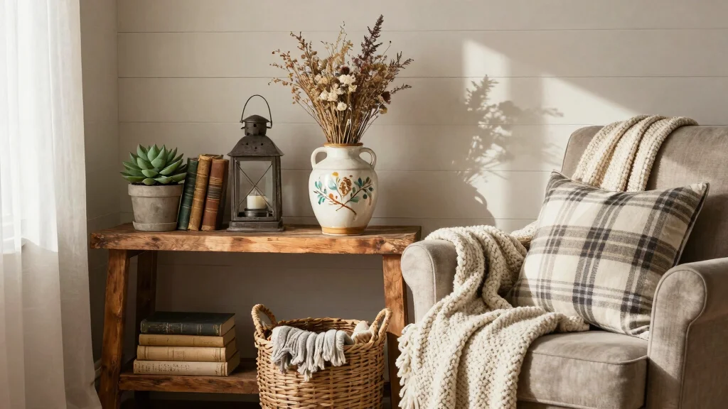 17 Farmhouse Shelf Decor Living Room Ideas That Feel Cozy