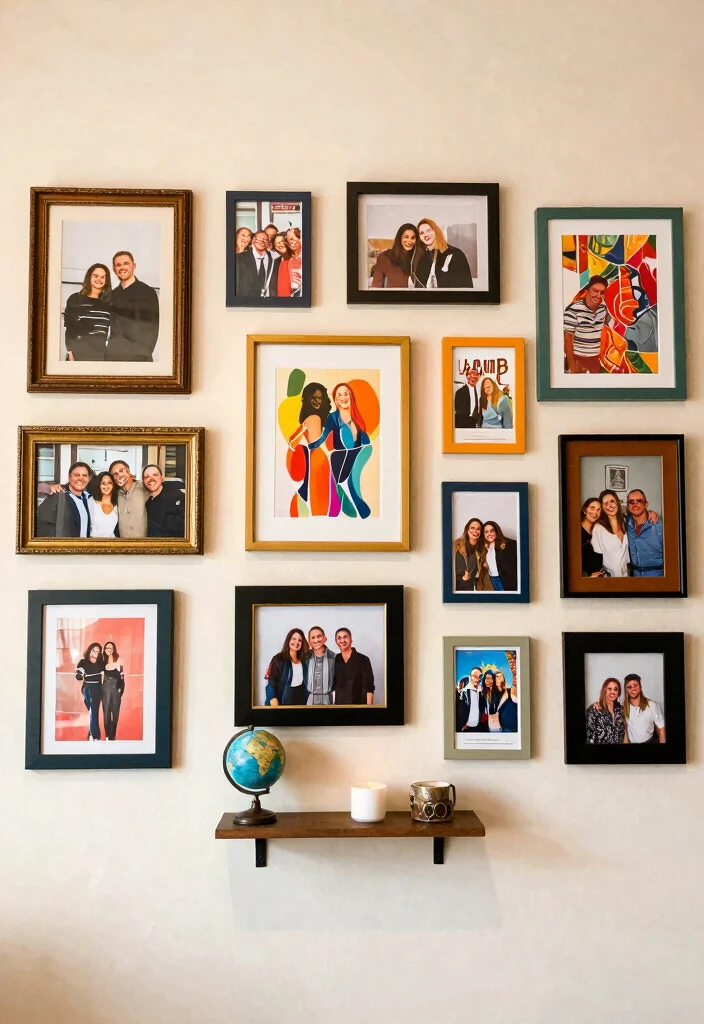 17 Girl Room Wall Decor Ideas That Feel Cute & Stylish - 1. Gallery Wall of Memories 1