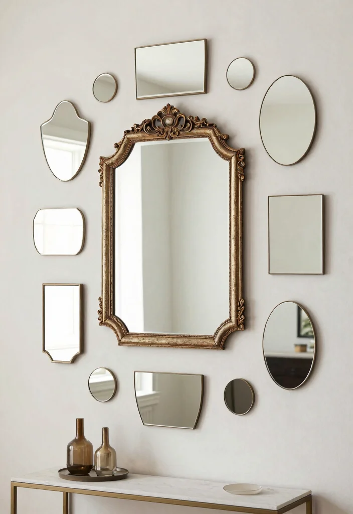 17 Girl Room Wall Decor Ideas That Feel Cute & Stylish - 14. Decorative Mirrors 1