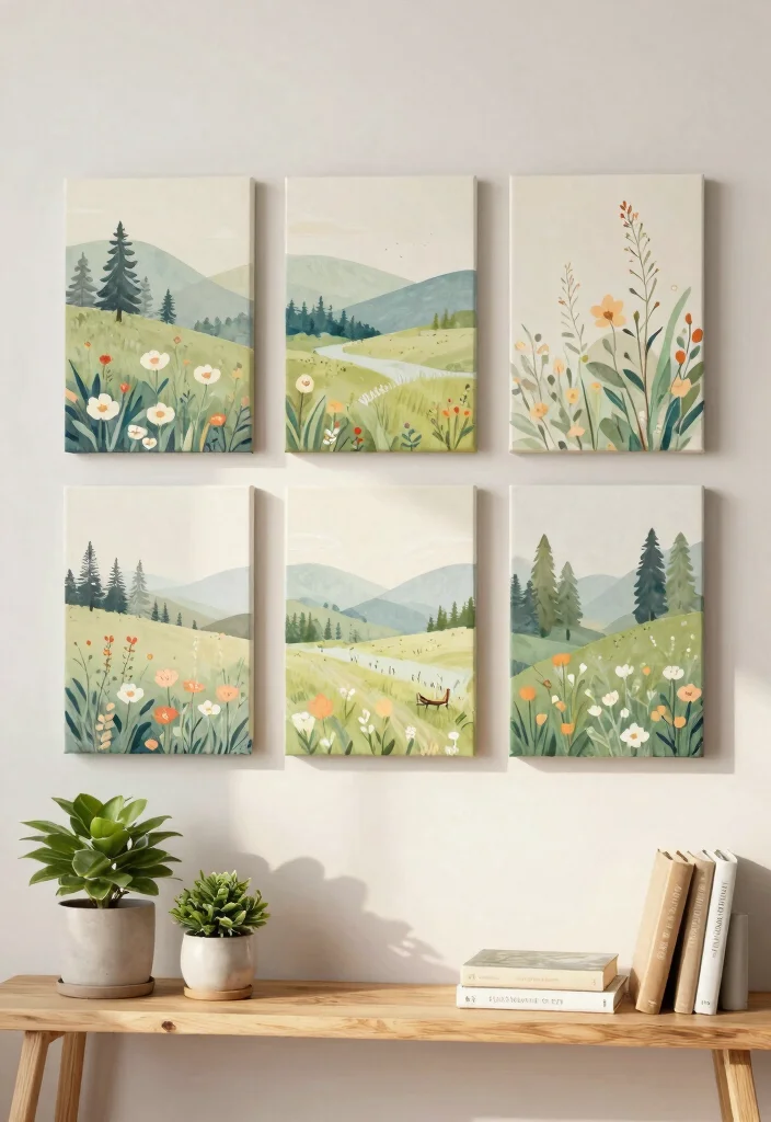 17 Girl Room Wall Decor Ideas That Feel Cute & Stylish - 5. Nature-Inspired Artwork 1