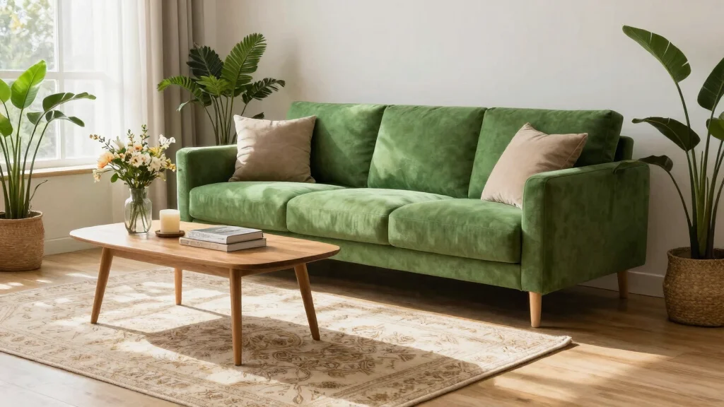 17 Green Couch Rug Ideas That Match Perfectly