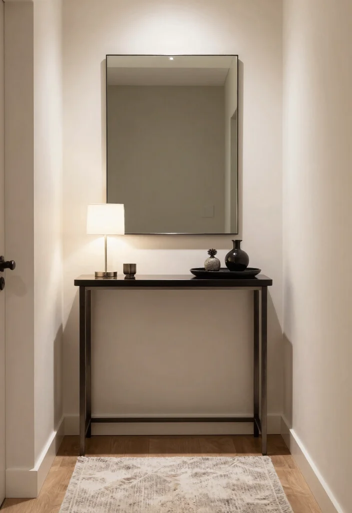 17 Hallway Shelf Ideas That Maximize Narrow Spaces 42 17 Hallway Shelf Ideas That Maximize Narrow Spaces - 12. Elegant Console Tables for a Touch of Class 1