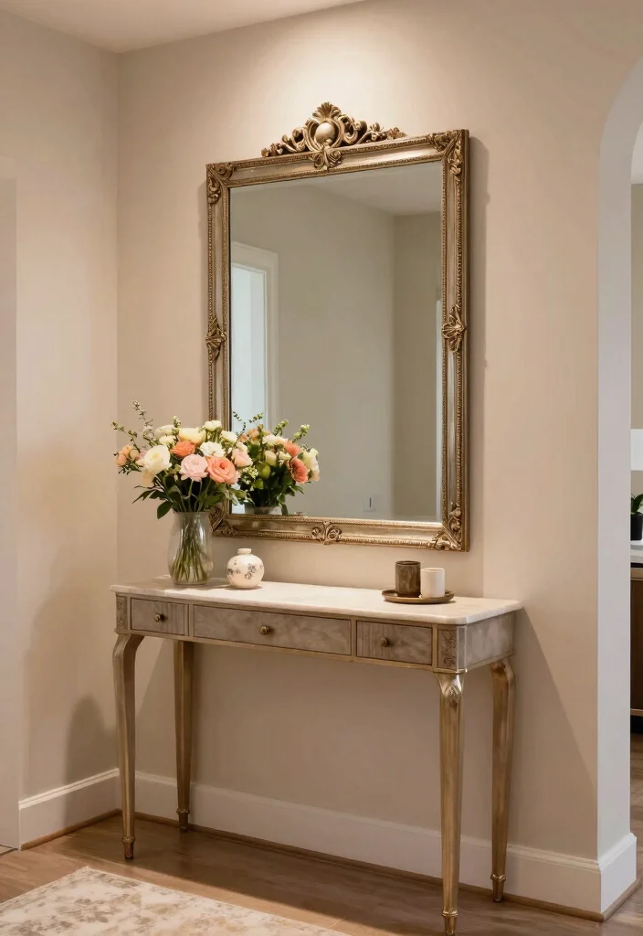 17 Mirror Wall Decor Ideas That Reflect Style - 15. Statement Mirror for Entryways 1
