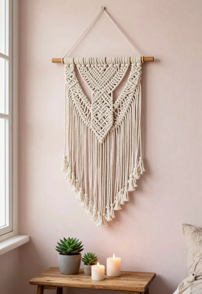 17 Room Wall Decor Aesthetic Ideas That Feel Pinterest Worthy - 1. Macramé Wall Hangings 1