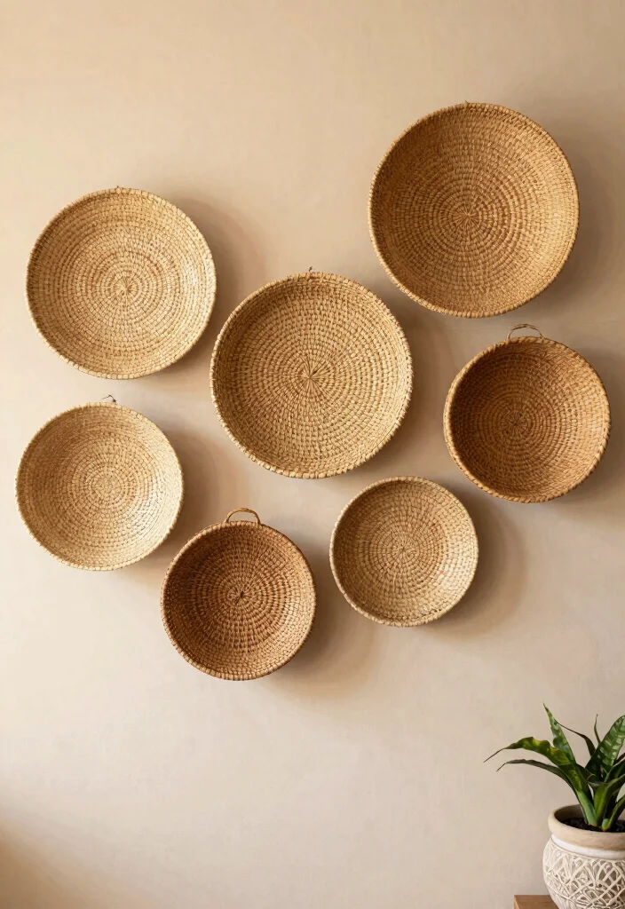 17 Room Wall Decor Aesthetic Ideas That Feel Pinterest Worthy - 4. Woven Baskets 1