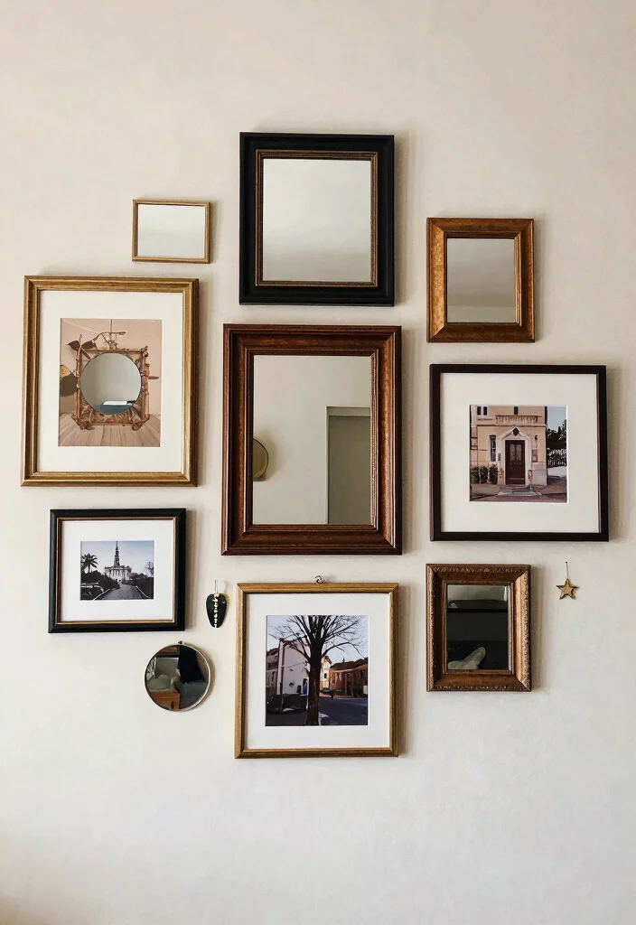 17 Room Wall Decor Aesthetic Ideas That Feel Pinterest Worthy - 6. Layered Frames 1