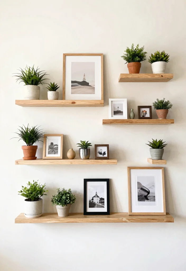 17 Room Wall Decor Aesthetic Ideas That Feel Pinterest Worthy - 7. Floating Shelves with Decor 1