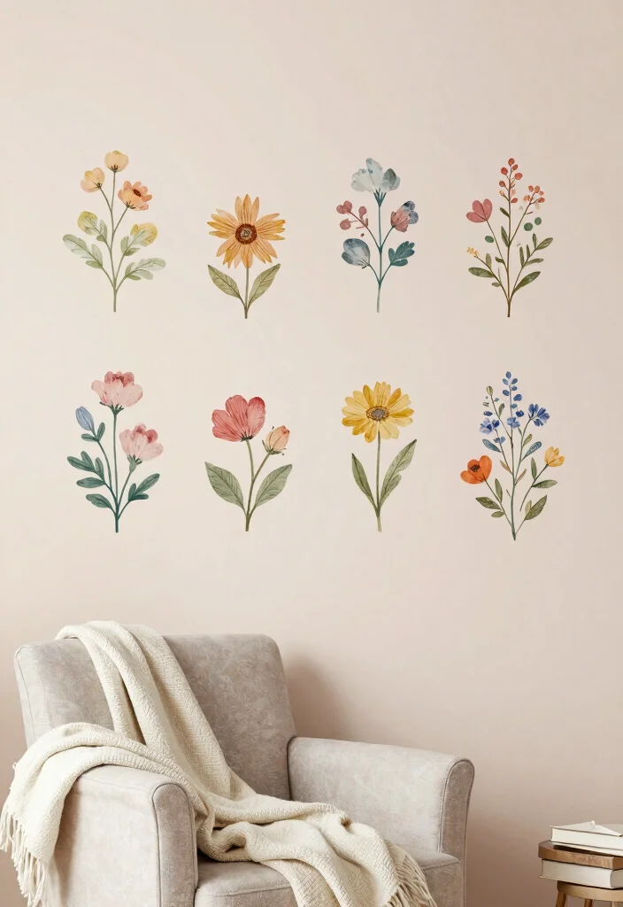 17 Room Wall Decor Aesthetic Ideas That Feel Pinterest Worthy - 9. Wall Stickers and Decals 1