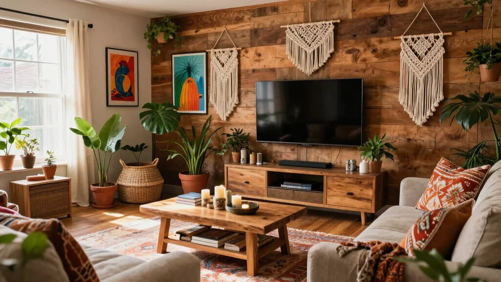 18 Boho TV Wall Decor Ideas With Cozy Vibes