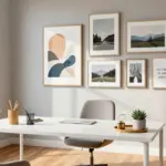 18 Office Wall Decor Ideas That Look Professional & Chic
