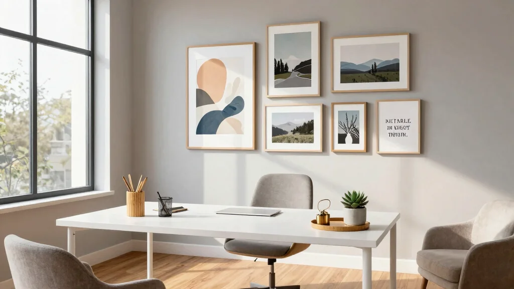 18 Office Wall Decor Ideas That Look Professional & Chic